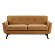 modern leather sectional with chaise Modway Furniture Sofas and Armchairs Cognac
