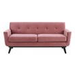 velvet modern sectional Modway Furniture Sofas and Armchairs Dusty Rose