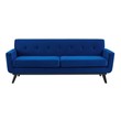 grey sectional Modway Furniture Sofas and Armchairs Navy
