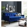 grey sectional Modway Furniture Sofas and Armchairs Navy