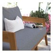 large white couch Modway Furniture Daybeds and Lounges Natural Gray