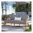 large white couch Modway Furniture Daybeds and Lounges Natural Gray