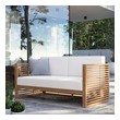 contemporary velvet sofa Modway Furniture Daybeds and Lounges Natural White