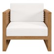 small side chairs Modway Furniture Daybeds and Lounges Natural White