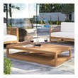 square metal coffee table Modway Furniture Daybeds and Lounges Natural