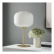 hallway lamps Modway Furniture Table Lamps White Satin Brass