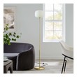 black mesh pendant light Modway Furniture Floor Lamps White Satin Brass