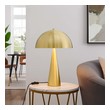 short lamps for bedroom Modway Furniture Table Lamps Satin Brass