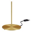 artist desk light Modway Furniture Table Lamps White Satin Brass