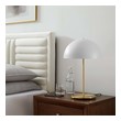 artist desk light Modway Furniture Table Lamps White Satin Brass
