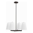 led linear pendant light fixtures Modway Furniture Ceiling Lamps White Bronze