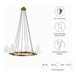 chandelier light fixture for bedroom Modway Furniture Ceiling Lamps White Satin Brass