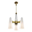 black & gold pendant light Modway Furniture Opal Satin Brass