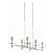chandelier glass replacement Modway Furniture Ceiling Lamps Clear Polished Nickel