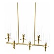 small ceiling light fixture Modway Furniture Ceiling Lamps Clear Satin Brass