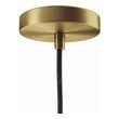 globe shades for pendant lights Modway Furniture Ceiling Lamps Clear Satin Brass