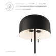 overhanging floor lamp Modway Furniture Floor Lamps Black