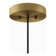 ceiling light with cord Modway Furniture Ceiling Lamps Satin Brass