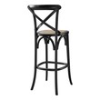 modern wood counter stools Modway Furniture Black