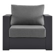 white lounge chair for living room Modway Furniture Sofa Sectionals Gray Charcoal