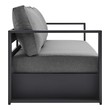 right facing chaise sectional Modway Furniture Sofa Sectionals Gray Charcoal