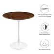 metal entry table Modway Furniture Tables White Walnut