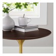 skinny nightstand Modway Furniture Tables Gold Cherry Walnut