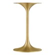 wooden table stand Modway Furniture Tables Accent Tables Gold Natural