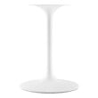 6 piece round dining table set Modway Furniture Bar and Dining Tables White White