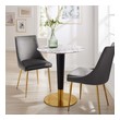kitchen table with 6 chairs Modway Furniture Bar and Dining Tables Gold White