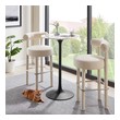 ikea bar table and chairs Modway Furniture Bar and Dining Tables Black White