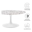 small end tables living room Modway Furniture Tables White White
