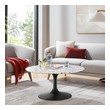 storage coffee table wood Modway Furniture Tables Black White