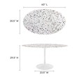 extendable dining table and bench Modway Furniture Bar and Dining Tables White White