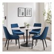 modern dining set for 8 Modway Furniture Bar and Dining Tables Black White