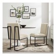 dining table chair design wood Modway Furniture Dining Chairs Beige