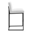 grey high stools Modway Furniture Bar and Counter Stools White