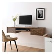 grey and white desk chair Modway Furniture Computer Desks Walnut