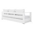 outdoor sectional couch set Modway Furniture Sofa Sectionals White White