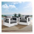 club chair sale Modway Furniture Bar and Dining White Charcoal