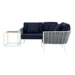 pink mid century sofa Modway Furniture Sofa Sectionals White Navy