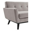 giant sofa bed Modway Furniture Sofas and Armchairs Light Gray