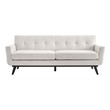 red sofa with chaise Modway Furniture Sofas and Armchairs Ivory