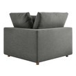 sectional sofa with pull out bed Modway Furniture Living Room Sets Gray