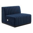 leather sectional couches for sale near me Modway Furniture Sofas and Armchairs Black Midnight Blue