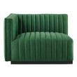 large living room sectionals Modway Furniture Sofas and Armchairs Black Emerald