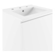 cabinet for under bathroom sink Modway Furniture Vanities White White