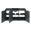 60 inch vanity cabinet Modway Furniture Vanities Gray Black