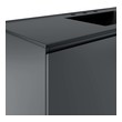 60 inch vanity cabinet Modway Furniture Vanities Gray Black