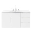 modern bathroom vanity set Modway Furniture Vanities White White